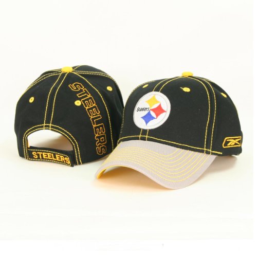 Pittsburgh Steelers 2-Tone Contrast Stitch Adjustable Baseball Hat