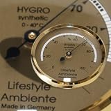 Produkt-Bild: Lifestyle-Ambiente Profi-Humidor-haar-hygrometer gold-gro&szlig;, statt: 24,00 Euro
