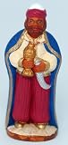 Arterra - Santons de Provence - Roi Mage noir - 7 cm