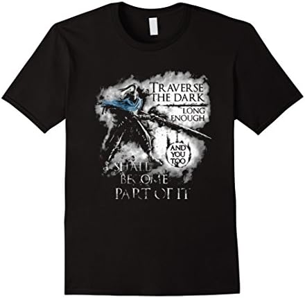 Men's Video game tee shirts - Traverse the dark long enough 2XL Black