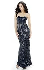 Chiffon/Taffeta/Tulle Lace Beaded Crystal Applique Crystals Bandage Dress/Bodycon Dress 