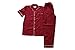 Ten West mens cotton long sleeve long leg pajamas set in solid colors