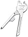 Swiss Tech Utili-Key  6-in-1 Tool, Gift box in Clamshell, Stainless Steel, UKCBSS-4