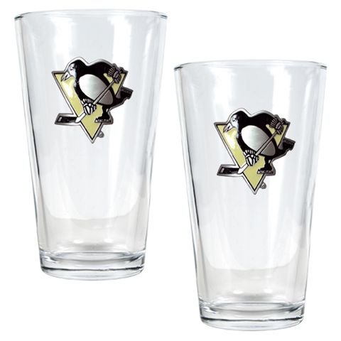 Pittsburgh Penguins Set of 2 Beer Glasses