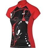 Louis Garneau Women's Jaku Jersey Red / Black XXL