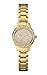 GUESS Women's U0230L2 Petite Sporty Radiance Gold-Tone Crystal Watch