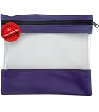 Seeyourstuff 10''X11'' Clear Storage Bags-Purple