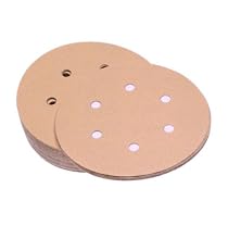 SAIT 37638 4S/4V 6-Inch Hook & Loop w/6 vac holes 150 Grit Stearated Aluminum Oxide Sanding Disc - Premium - 50 Pack