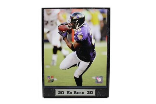 Encore Select 510-FBBAL20 Baltimore Ravens Ed Reed 9x12 Plaque