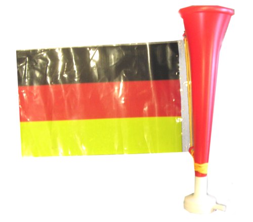 Pierro´s Artikel Zubehör Tröte Germany Accessoires Pfeife Tröte Tute Deutschland Fanartikel für Karneval, Fasching, Motto Party / Deutschland Germany Fußball WM EM FAN Artikel