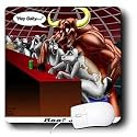 Londons Times Funny Cow Cartoons - Beef Jerky - Mouse Pads