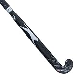 Slazenger N Pro 3 Composite Hockey Stick (36.5,Medium,Black/Silver)