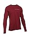 Under Armour Men's Charged Cotton Long Sleeve T-Shirt, Cardinal (625), X-Large