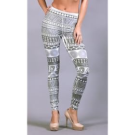 Buy ALBANIA Tribal Crease Print Leggings by CutesyGirl