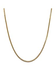 10 Karat Yellow Gold Hollow Box Chain (18 inch)