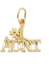 #1 Aunt Charm 14k Gold 15mm