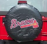 Atlanta Braves MLB Licensed Black Tire Cover