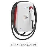 Evr-Green 400 Electric Vehicle Charging Station: 40 Amp, 9.6kW output, cord-connected (plug-in), Flush Mount, EVB40-5PT