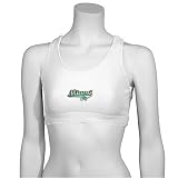 Champion Miami Hurricanes White Ladies Sports Bra