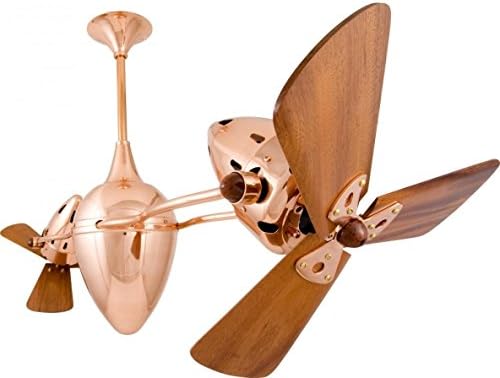 Matthews Fan AR-CP-MTL Ar Ruthiane Ceiling Fan Polished Copper-Metal