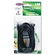 CAT 5E 10100Base T Patch Cables 14 ft Snagless Black