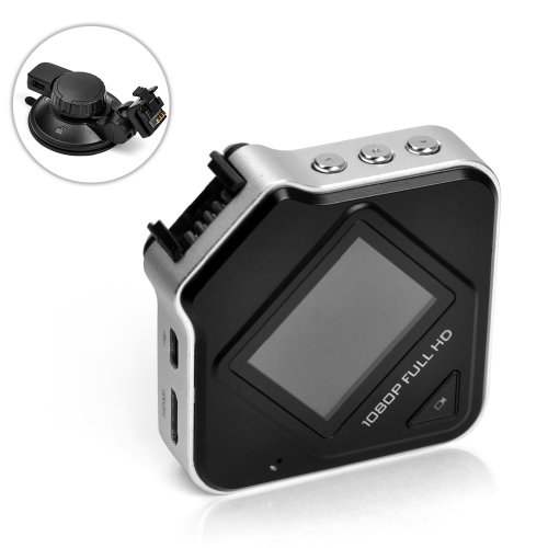 E-PRANCE New Arrival Ambarella A7 Chip Sunty Sandy A730 Car DVR Recorder + FHD 1296P + H.264 + 170 Degree Wide Angle View + 4X Digital Zoom + MOV + G-SENSOR + 8GB Memory Card