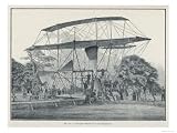 Hiram Maxim's First Flying Machine, a Monster Which Became Less Ungainly in Subsequent Models Art Giclee Poster Print, 24x18