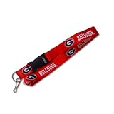 GeorgiaBulldogsClipLanyardKeychainIdHolderTicket