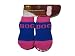 Pet Life Dog Socks with Rubberized Soles in Purple & Blue - Small