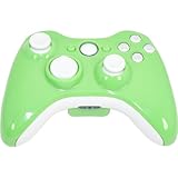 Green with White Out Kit - XBOX 360 Controller Shell Kit - Glossy