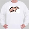 Sweatshirt with animals, gnawer, america, south