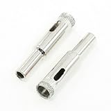 uxcell　ガラスホールソー　ガラス･セラミック･花崗岩タイル用　ハードウェア　直径10mm　2個