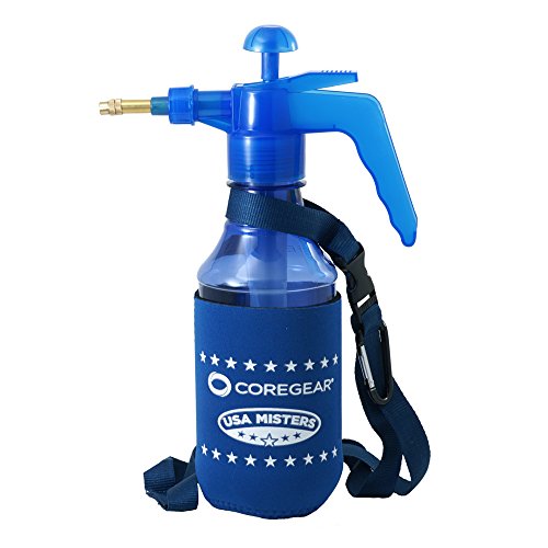 CoreGear USA Misters 1 Liter (MISTER COOL JR) Pump Mister & Sprayer With Koozie Styled Neoprene Cool Sleeve
