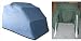 Motorcycle Foldable Garage Shed Cover Black