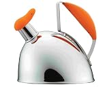 Reston Lloyd Calypso Basics Whistling Tea Kettle - Orange - 2-Quart