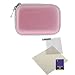 GTMax Pink Zipper Pouch Case + Universal LCD Screen Protector for Sony DSC-W560, DSC-W530, DSC-HX5V, DSC-WX9, DSC-H70, DSC-W570, DSC-TX10, Sony DSC-TX55, DSC-WX10, DSC-W510, DSC-WX5, DSC-TX9, DSC-T99, DSC-H55,DSC-TX5, DSC-WX1, WX50, TX200V, W610, W620, W650, WX70, W690, TX66, WX150, TX20 Digital Cameras