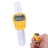Vistop Mini Digital 5 Digit Counter with Finger Strap for Buddhist chanting, Golf, Event (3 Package)