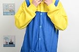 One eye Cartoon God Steal Milk Dad Despicable Me Minions Soybeans Yellow Sleepwear (Size M)