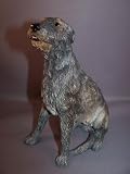Irish Wolf Hound Sitting Dog Figure Dogs & Pups Galore Figurine