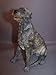 Irish Wolf Hound Sitting Dog Figure Dogs & Pups Galore Figurine