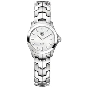TAG Heuer Women's Link White Mother of Pearl Watch #WJF1410.BA0585