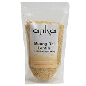 Ajika Moong, Mung Dal Split and No Skin Lentils, Delicate Flavor, 13-Ounce