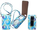 Kroo Apple iPod Mini 2GB/4GB/6GB Leather Flip Case Metallic Bead Design with 12v Rapid Car Charger - 4 Color Options