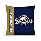 Biederlack Milwaukee Brewers 27 Vertical Stitch Floor Pillow