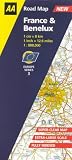 France and Benelux (AA Road Map Europe)