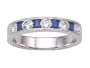 1.00 cttw Karina B(tm) Genuine Sapphire Band LIFETIME WARRANTY
