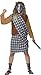 Smiffy's Men's Brave Scotsman Costume Tartan Top Kilt with Sash and Leg Ties, Multi, Large