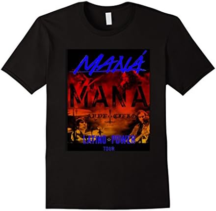 Men's MANA Latino Power TOUR 2016 Tshirt Large Black