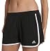 Women's Running Shorts - adidas Women's Princess Shorts, Black/Black/White, Medium