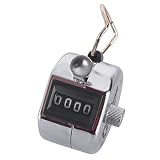 Tally Counter, Chrome-Plated Aluminum, EA CEB99532